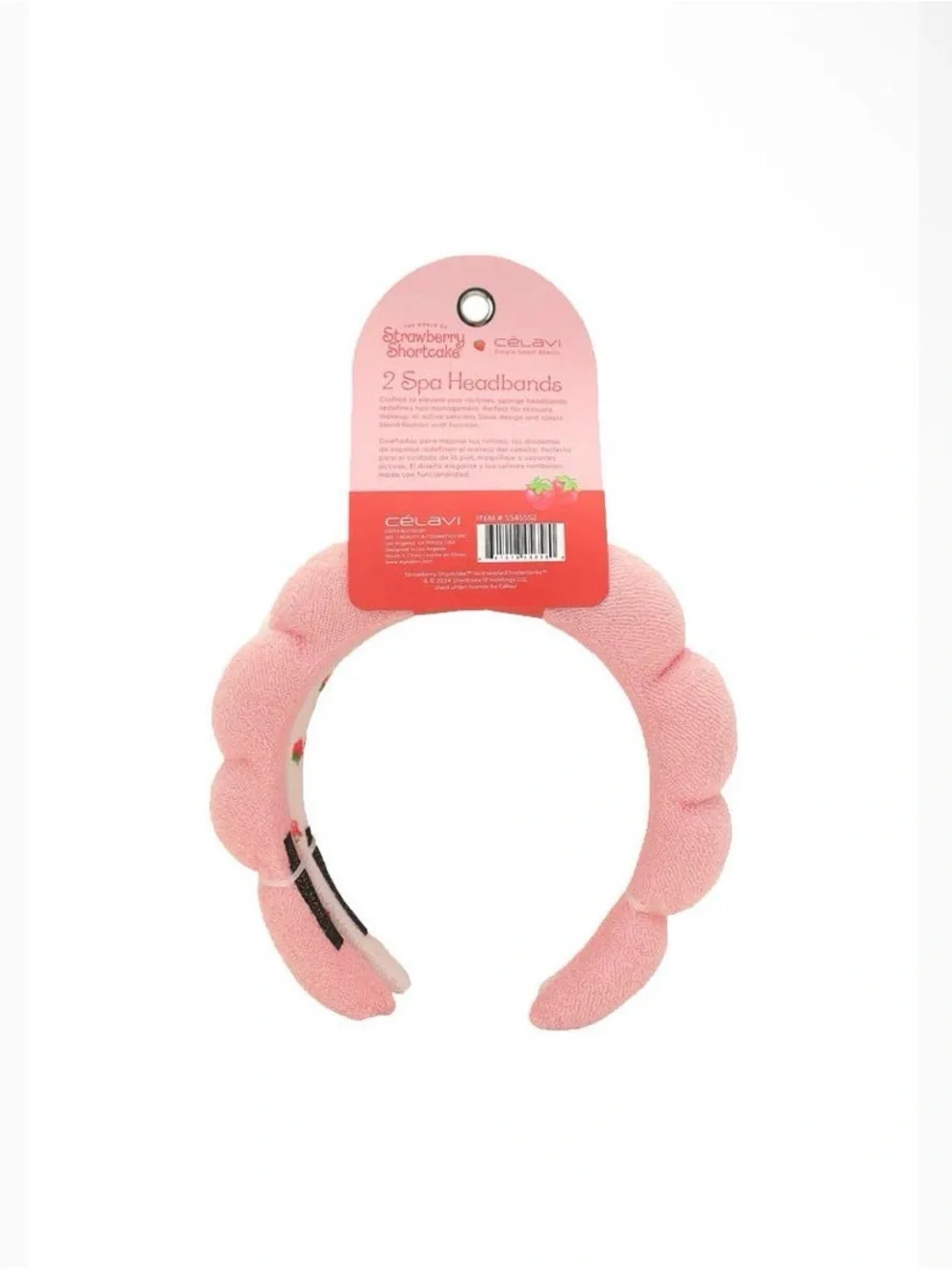 NWT Strawberry Shortcake Spa Headbands